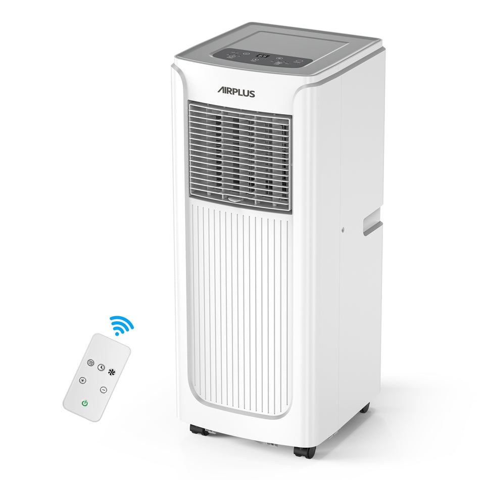 4800 BTU (DOE) Portable Air Conditioner Cools 200 sq. ft. with Dehumidifier, Remote, Sleep Mode, with Window Kit Panel