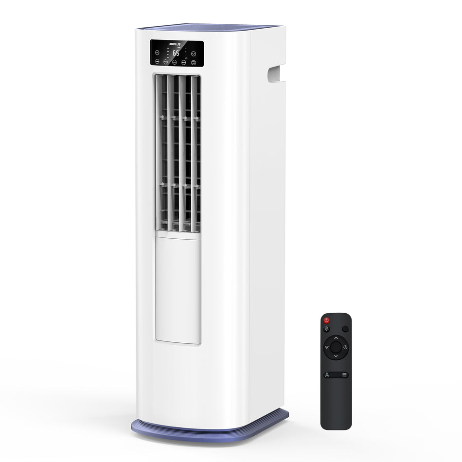 4560 BTU(DOE) Portable Air Conditioner Cools 200 sq. ft. with Dehumidifier, Remote, Sleep Mode, with Window Kit Panel