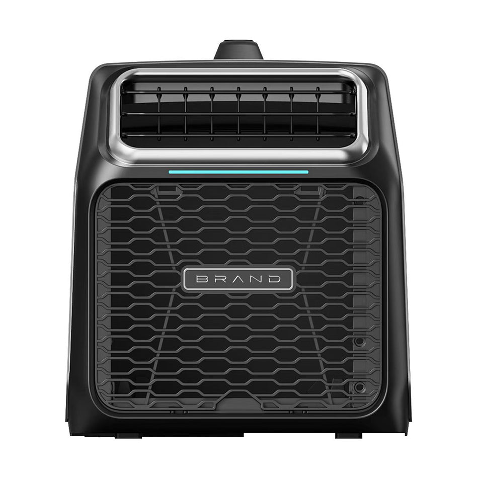 2,500 BTU (DOE) Portable Air Conditioner Unit Cools with Dehumidifier and Remote for camping, in Black