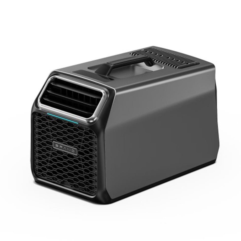 5000 BTU(DOE) Portable Air Conditioner Cools 250 sq. ft. with Dehumidifier and Remote Control in Black for Tent and RV