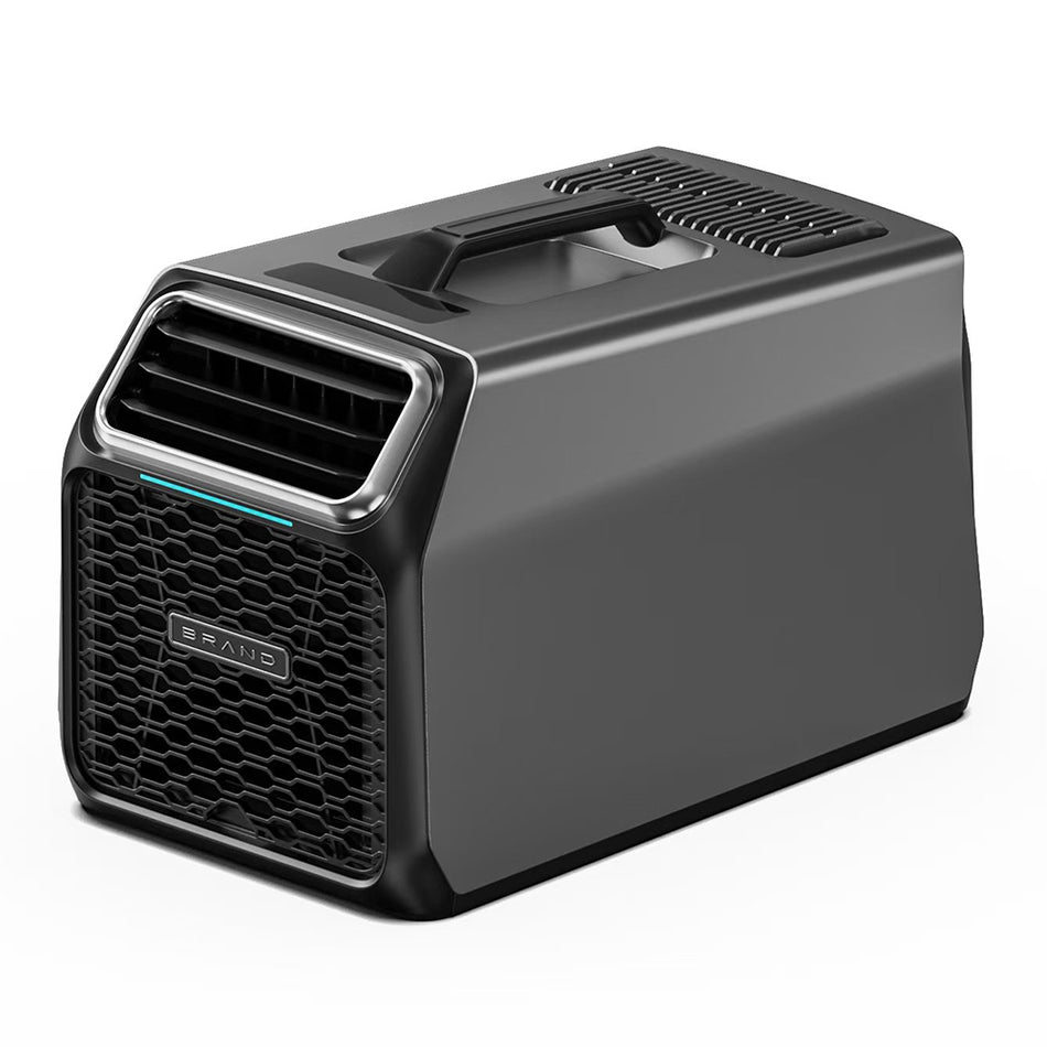 2,500 BTU (DOE) Portable Air Conditioner Unit Cools with Dehumidifier and Remote for camping, in Black