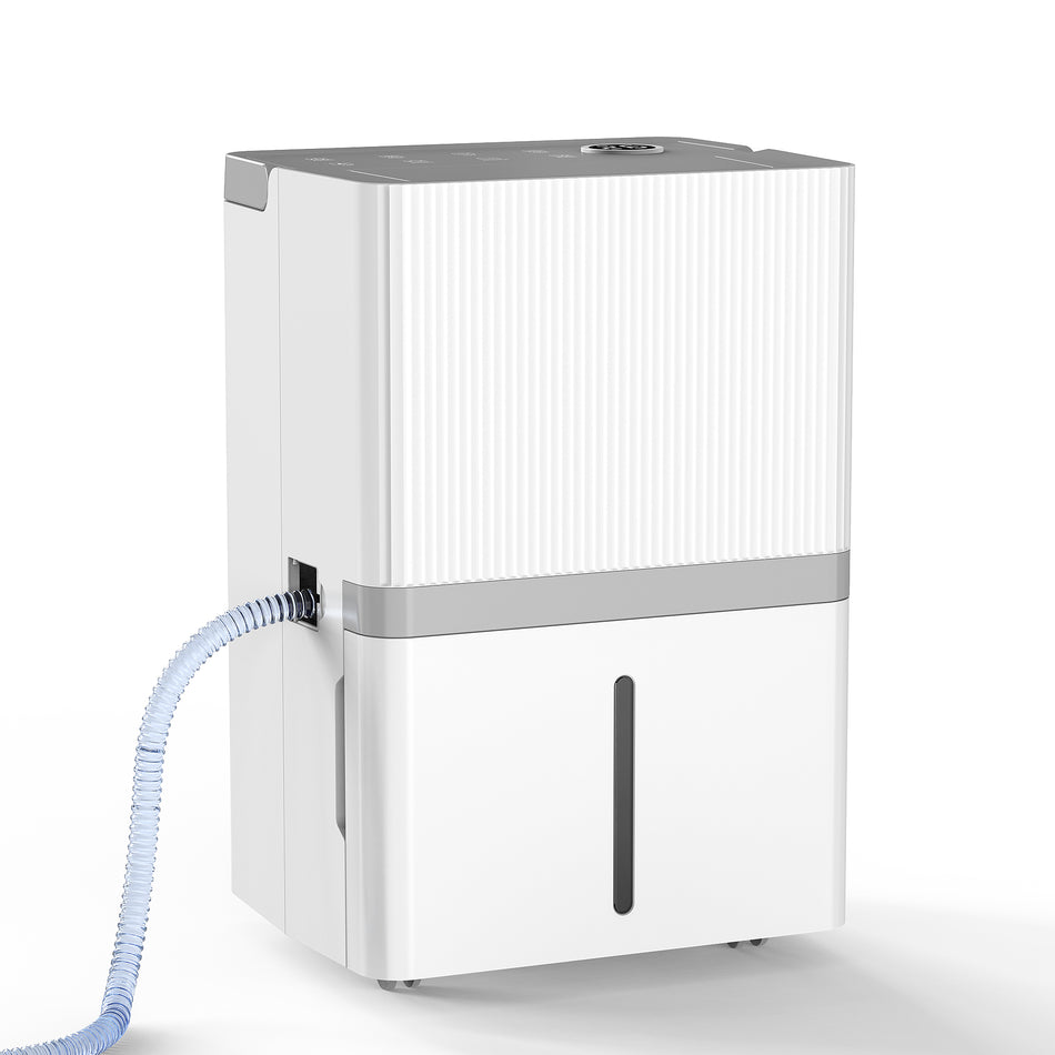95 pt. 4500 sq.ft. Portable Dehumidifier in. White for Home, with Drain Hose and 9pt. Large Bucket, 41dB Quietly Work