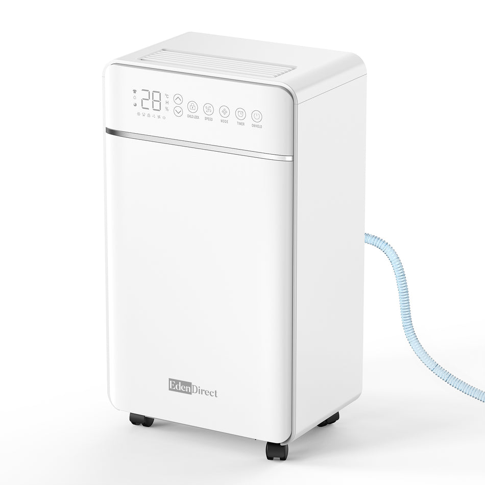 Large Room Dehumidifier For Basements , Bathrooms , Crawlspaces White