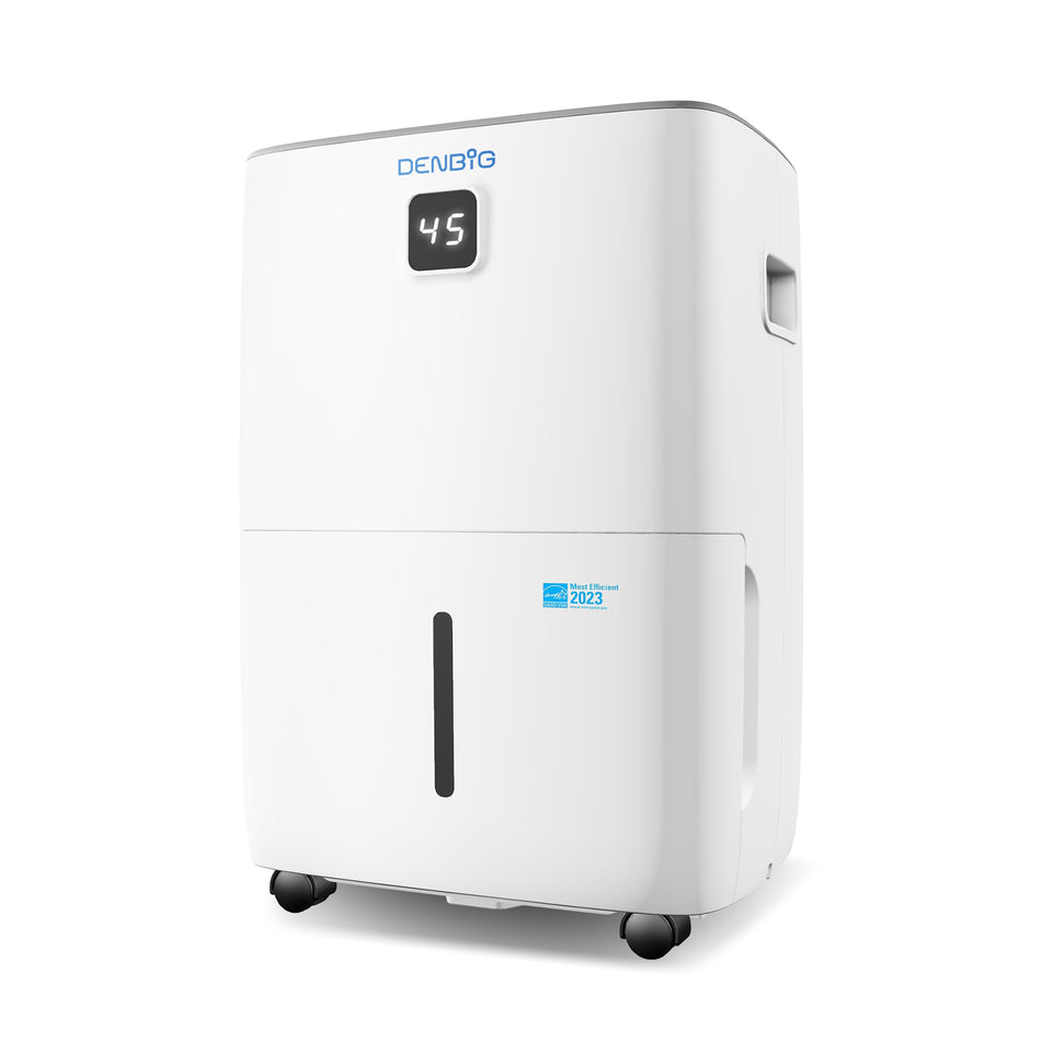 35 pt. 2500 sq.ft. Dehumidifier in White with Bucket and Drain Hose for Basement, Garage and Damp Rooms, ENERGY STAR