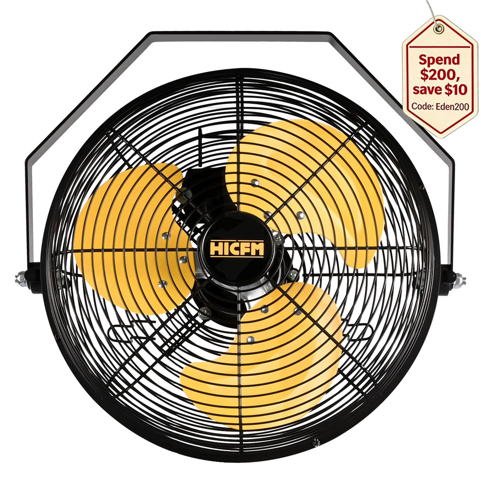 12 in. 3-Speeds Wall Fan with IP44 Enclosure Motor