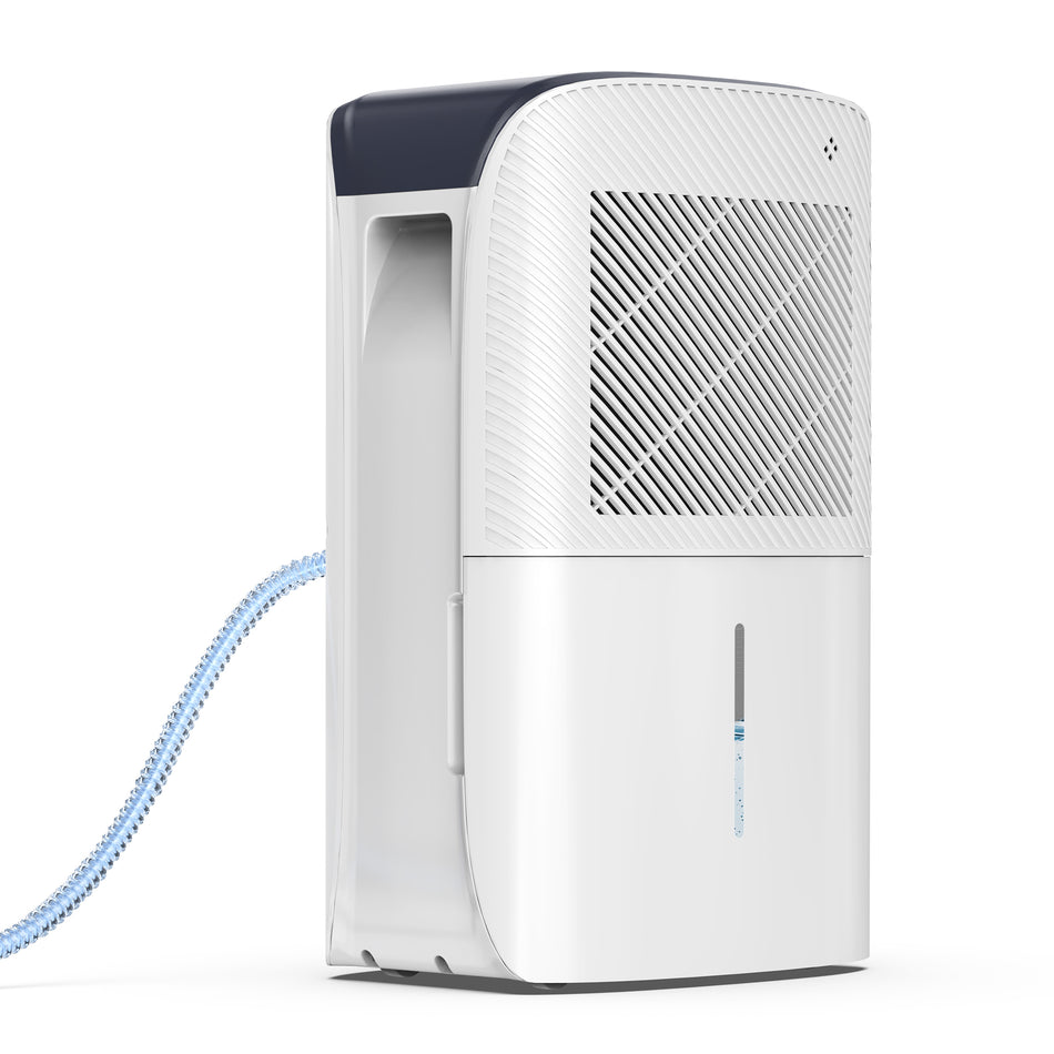 38 pt. 2000 sq. ft. Portable Dehumidifier in White with 6.55 pt. Bucket, Auto Defrost, Continuous Run, 2-Fan Speeds