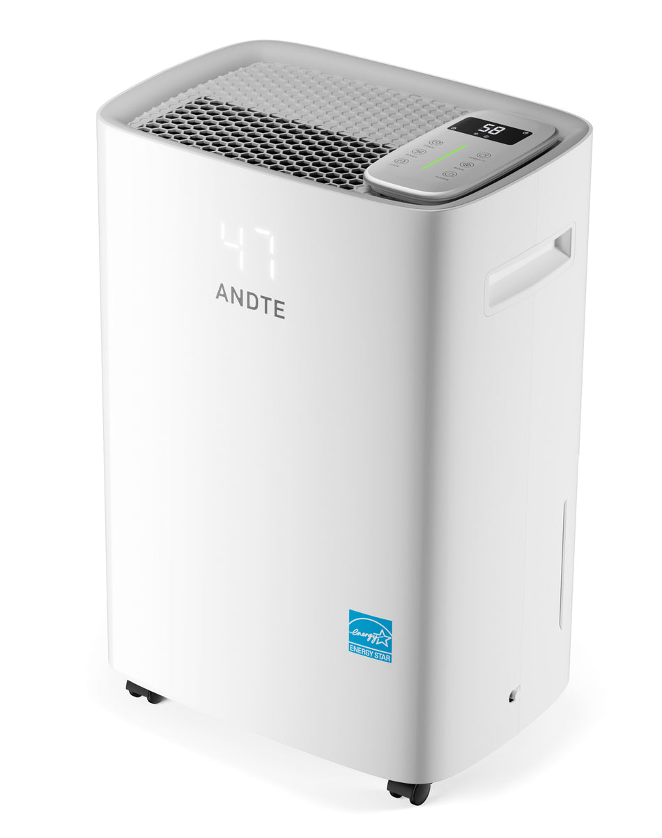 120 pt. 6500 sq.ft. Portable Dehumidifier in White with Bucket, Smart Humidity Control, Washable Filter,Drain Hose,Timer