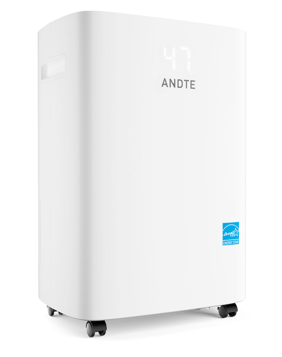 120 pt. 6500 sq.ft. Portable Dehumidifier in White with Bucket, Smart Humidity Control, Washable Filter,Drain Hose,Timer