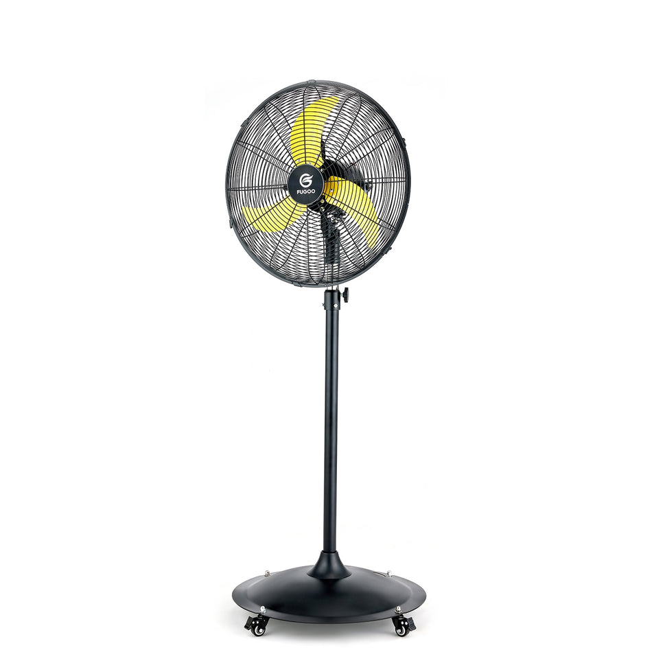 20 in. 4-Speed Outdoor Pedestal Fan, with 4000 CFM, Fully Sealed, Brushless DC, Waterproof