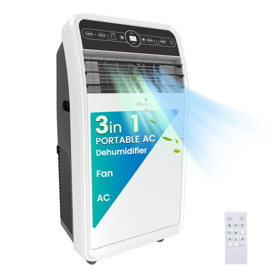 6400 BTU DOE Portable Air Conditioner Cools 300 sq.ft.