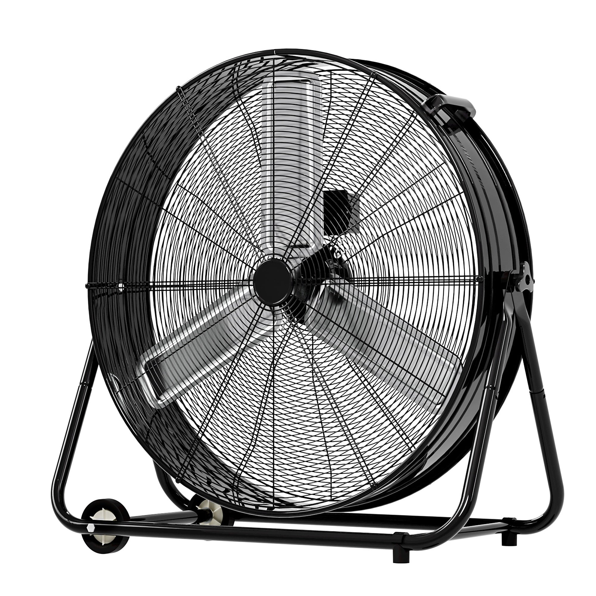 30 in. 3 Fan Speeds Floor Fan in Black with Adjustable Tilt – EdenDirect
