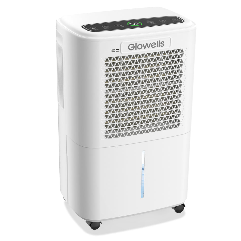 34 pt. 2,500 sq. ft. Energy Star Dehumidifier with 0.53 Gal Bucket and Continuous Drain in. White