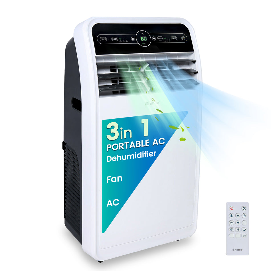 7,500 BTU DOE Portable Air Conditioner Cools 400 sq.ft.