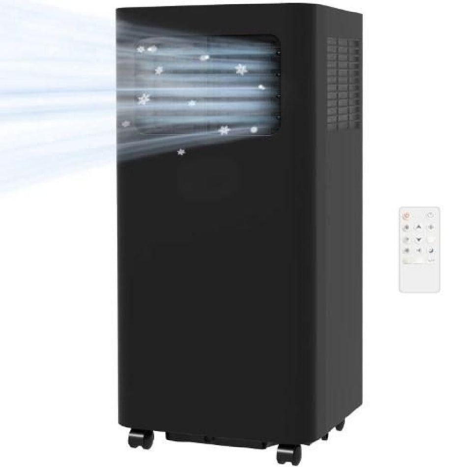 8000 BTU 3-in-1 Portable Air Conditioner, with 345 Sq. Ft. Coverage, Sleep Mode, Remote Control, 24H Timer, Window Kit