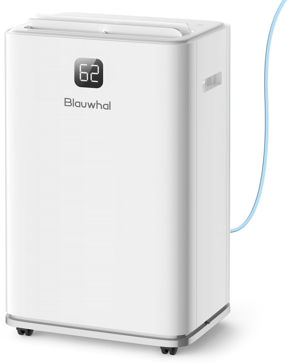 150 pt. 8000 sq. ft. Portable Dehumidifier in White, with Bucket, Automatic Defrost, 3-Modes, Timer, Continuous Run