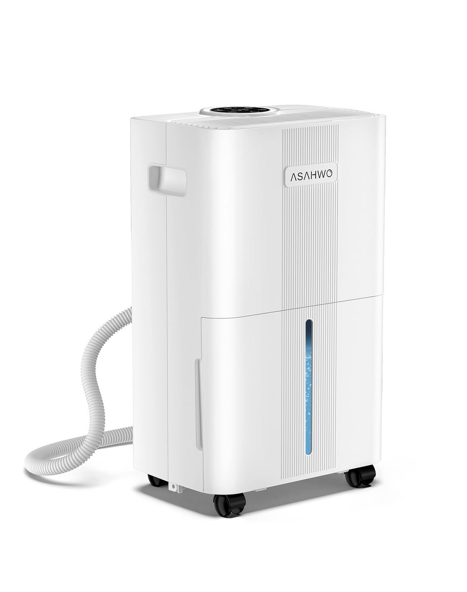 21 Pints/Day 1,600 Sq. Ft. Energy Efficient Compressor Dehumidifier for Bedroom Basement in White with Drain Hose, Child Lock & 24H Timer