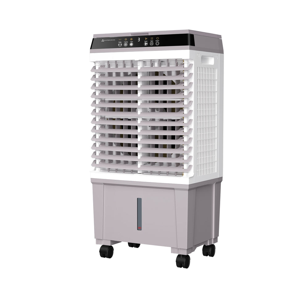 1800CFM 3-Speed Indoor/Outdoor Portable Evaporative Cooler with Remote Control, 5.2 Gal. Tank Air Cooler for 500 sq.ft.