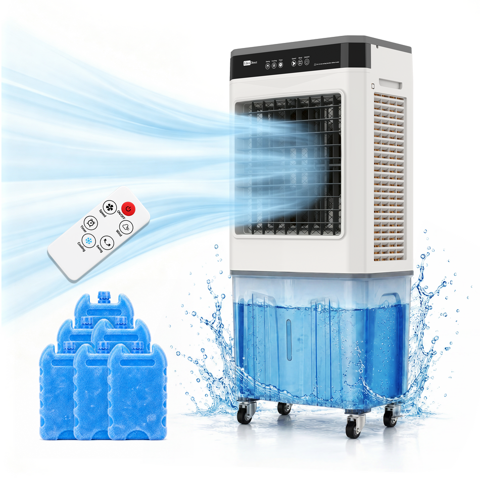 2060 CFM 3-Speed Portable Evaporative Cooler with Remote Control