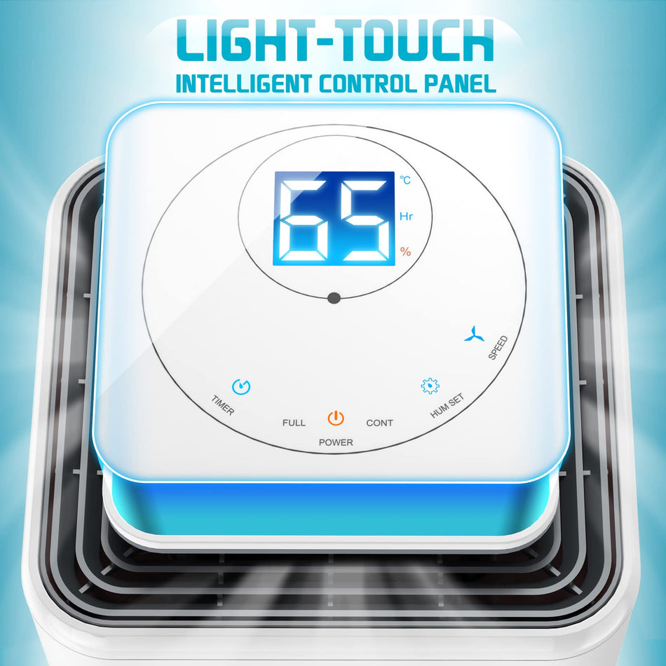30 pt. 2000 sq. ft. with Buckted Dehumidifier in. White with Auto Defrost