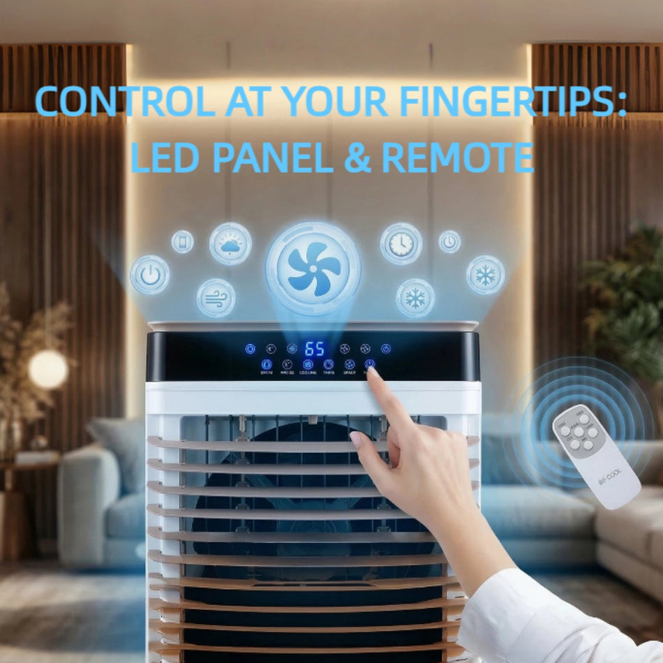 8000 CFM 3-Speed Portable Evaporative Cooler for 2000 sq. ft.