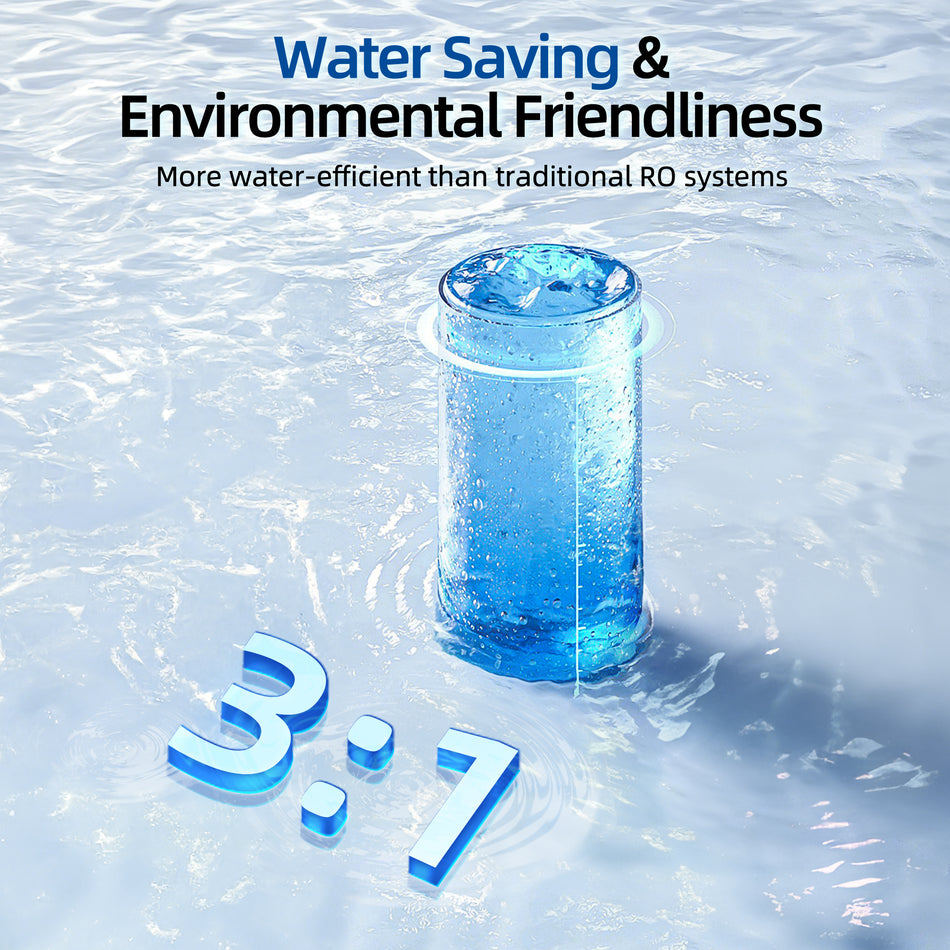 5-Stage 50 GPD Under-Sink Reverse Osmosis Water Filtration System, Reduces Particulates, Chloramine, Chlorine