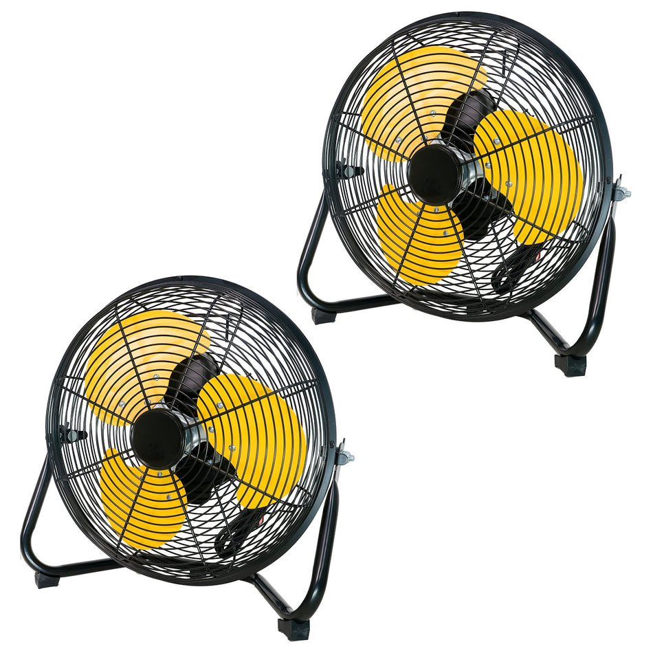 12 in. 3 Speeds Portable High Velocity Drum Fan with Powerful 1/16 HP Motor