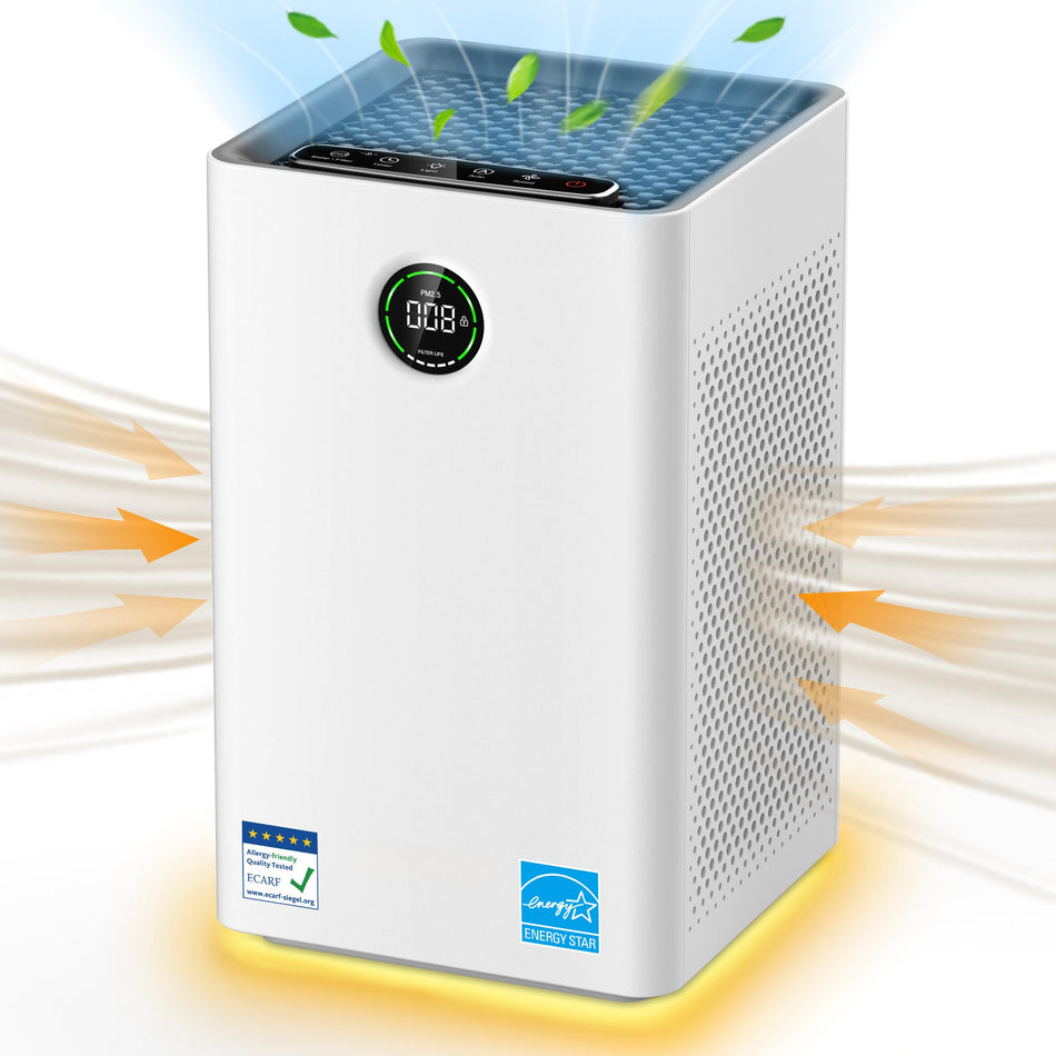 2050 sq. ft. White HEPA Air Purifier, ENERGY STAR Certified