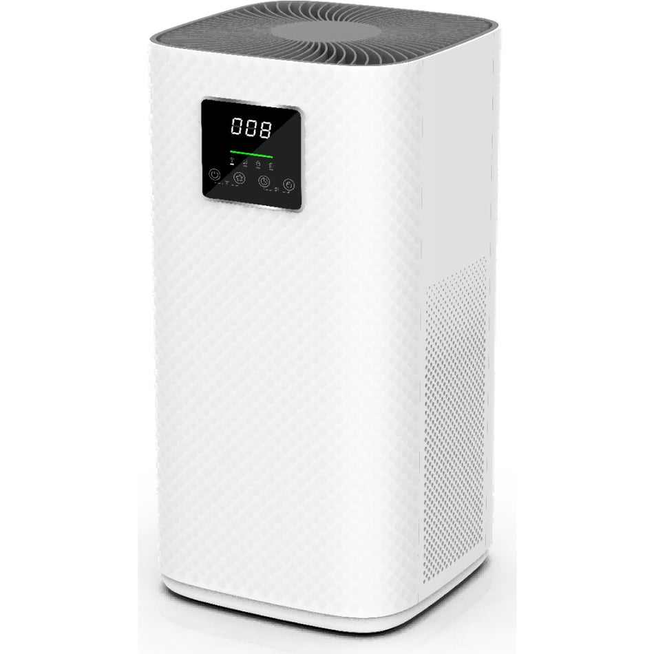 2200 sq. ft. True HEPA Room Air Purifier in White, 235 CFM with Sleep Mode, Child lock, Timer