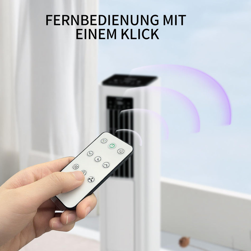 12,000 BTU Portable Air Conditioner with Heating, Dehumidification & Fan Modes, Remote Control, 24-Hour Timer, 1.5 HP High-Power Mobile AC