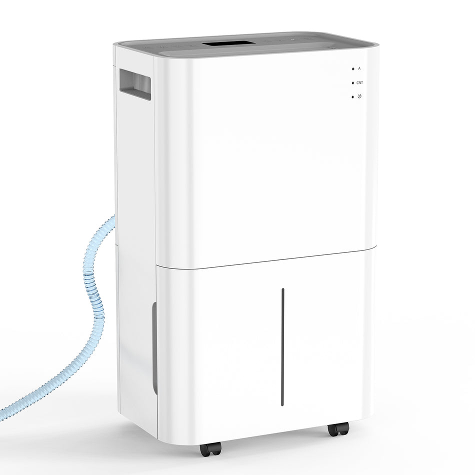 50 -Pint Large Room Dehumidifier For Basements , Bathrooms , Crawlspaces White