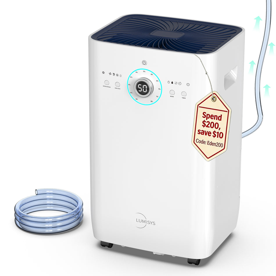 125-Pint 8,500 sq. ft. Commercial Grade Dehumidifiers with Pump