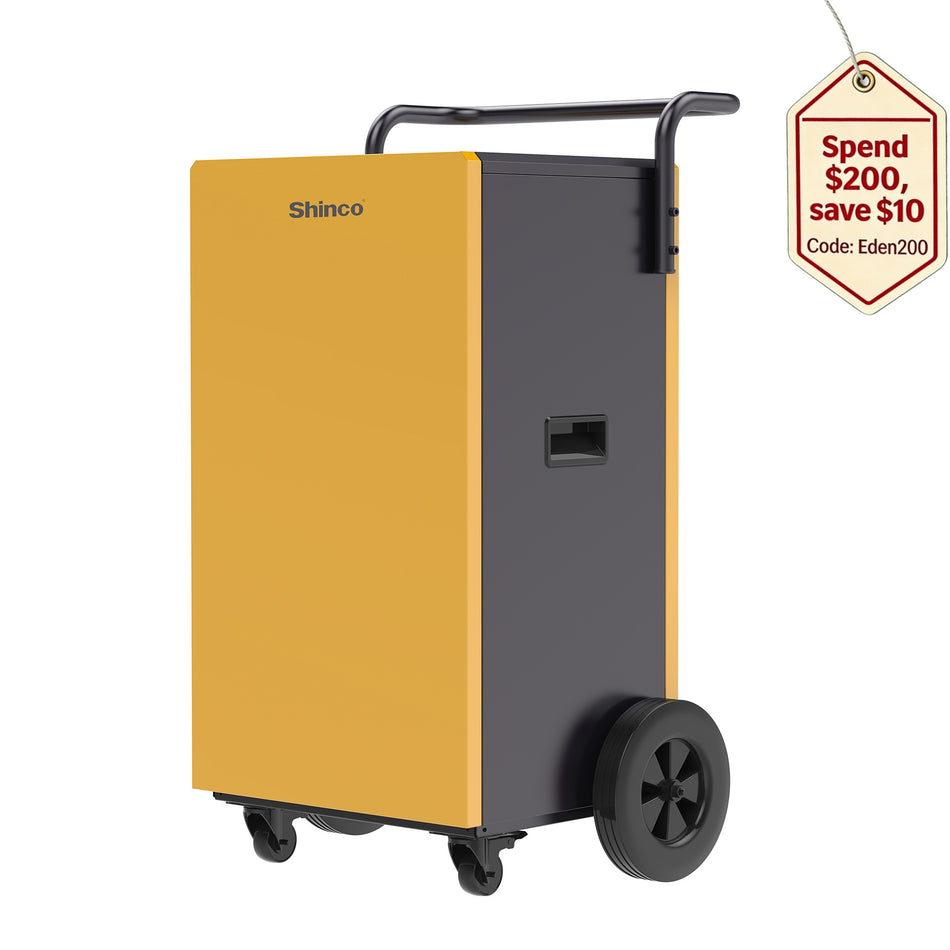 200 pt. 8,000 sq.ft. Bucketless Commercial Dehumidifier