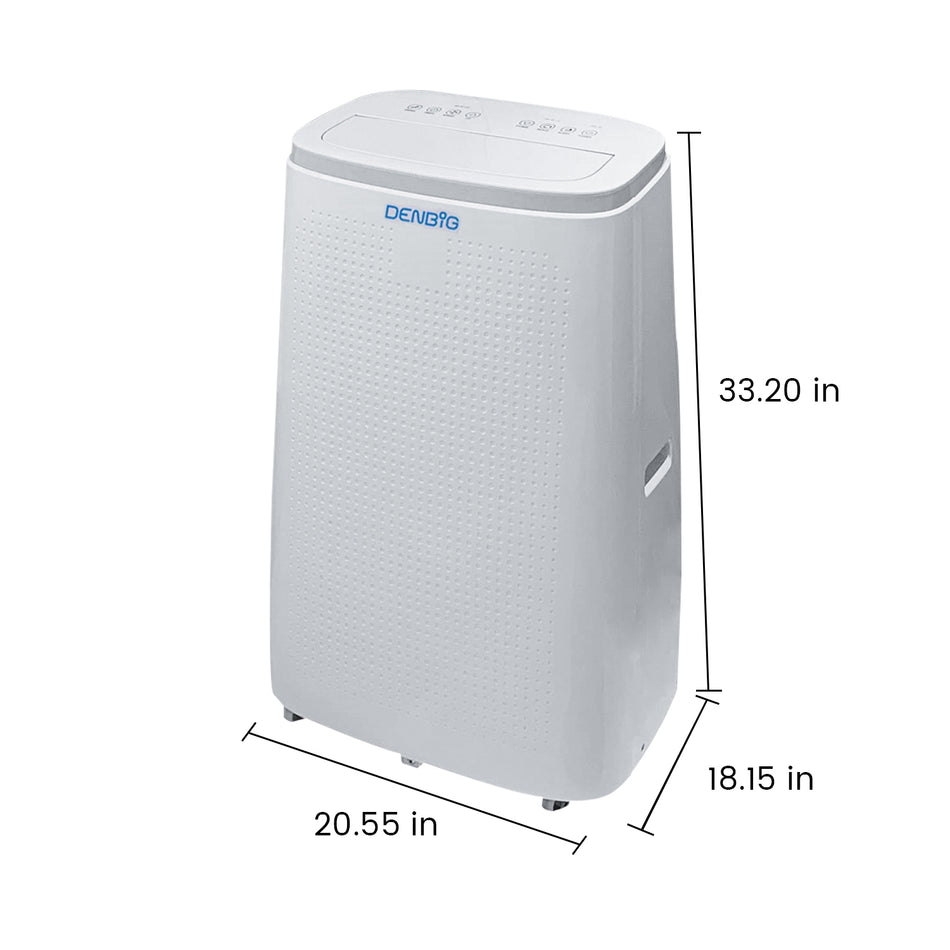 10.800 BTU DOE 115-Volt 3-in-1 tragbare Klimaanlage unter 320 Quadratfuß.