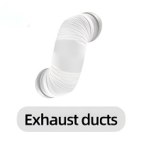 Portable Air Conditioner Accessories Drain Pipe, Exhaust Duct & Adapter & Remote Control | Fit Model: S02