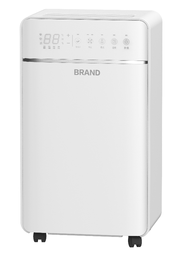 Large Room Dehumidifier For Basements , Bathrooms , Crawlspaces White