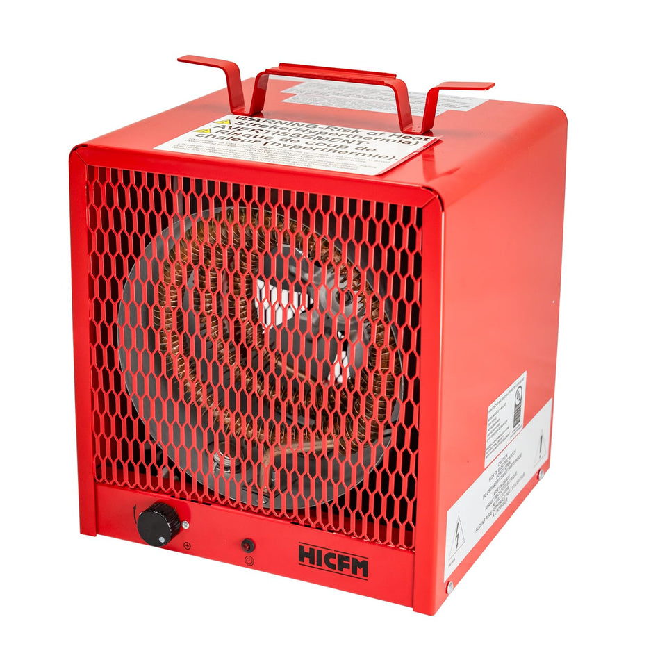 4800-Watt Electric Garage Heater, Micathermic Space Heater with Integrated Thermostat Control