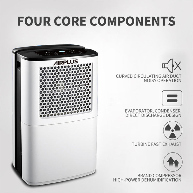 35 pt. 2,000 sq.ft. Dehumidifier with Automatic Defrost Control and Variable Speed