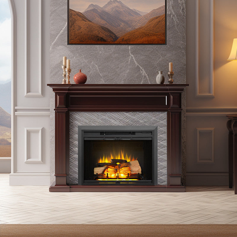 28 in. Electric Fireplace Insert with Remote Control