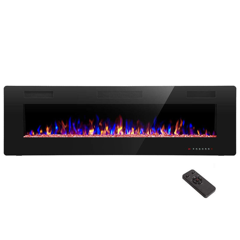 60-in W LED Electric Fireplace