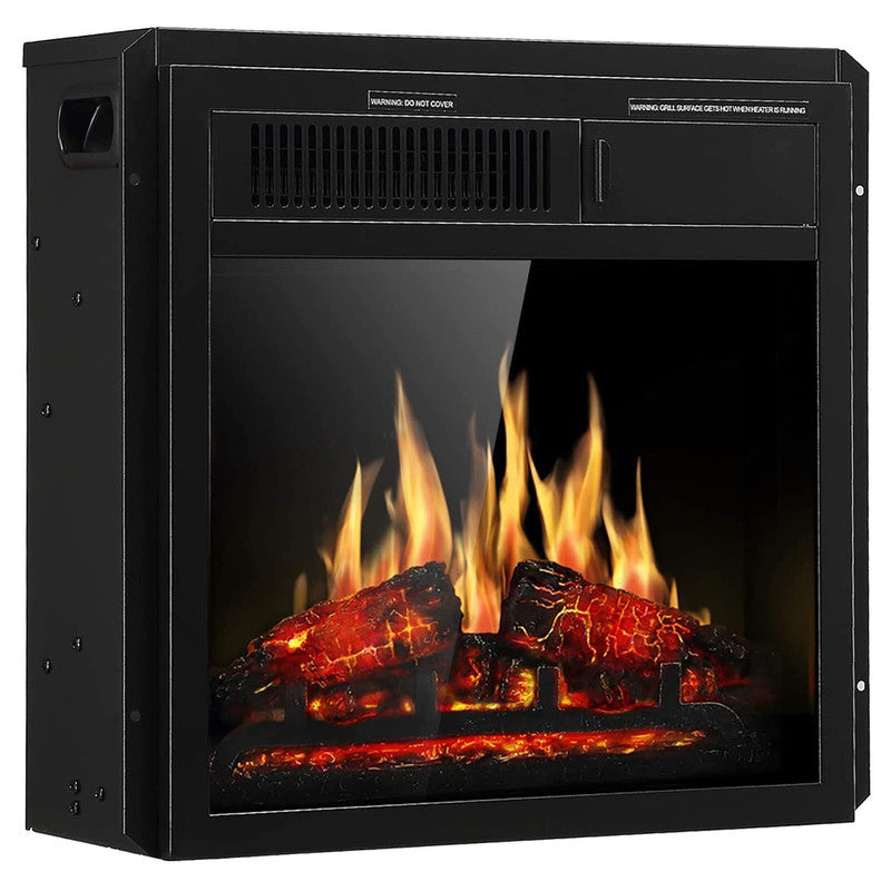 20 in. Ventless Electric Fireplace Insert, Remote Control