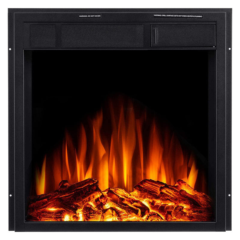 22.4 in. Ventless Electric Fireplace Insert, Remote Control