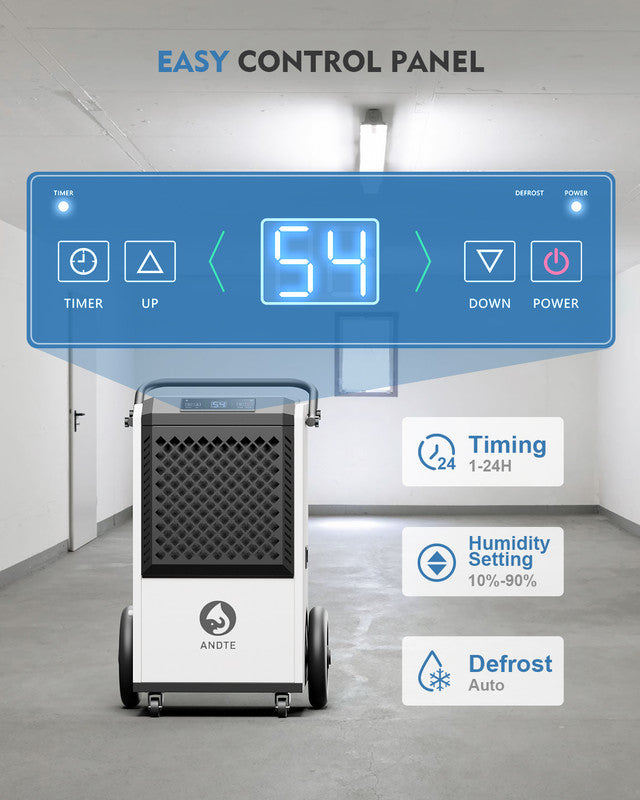 250-Pint 8,000 sq. ft. Commercial Dehumidifiers for Basements
