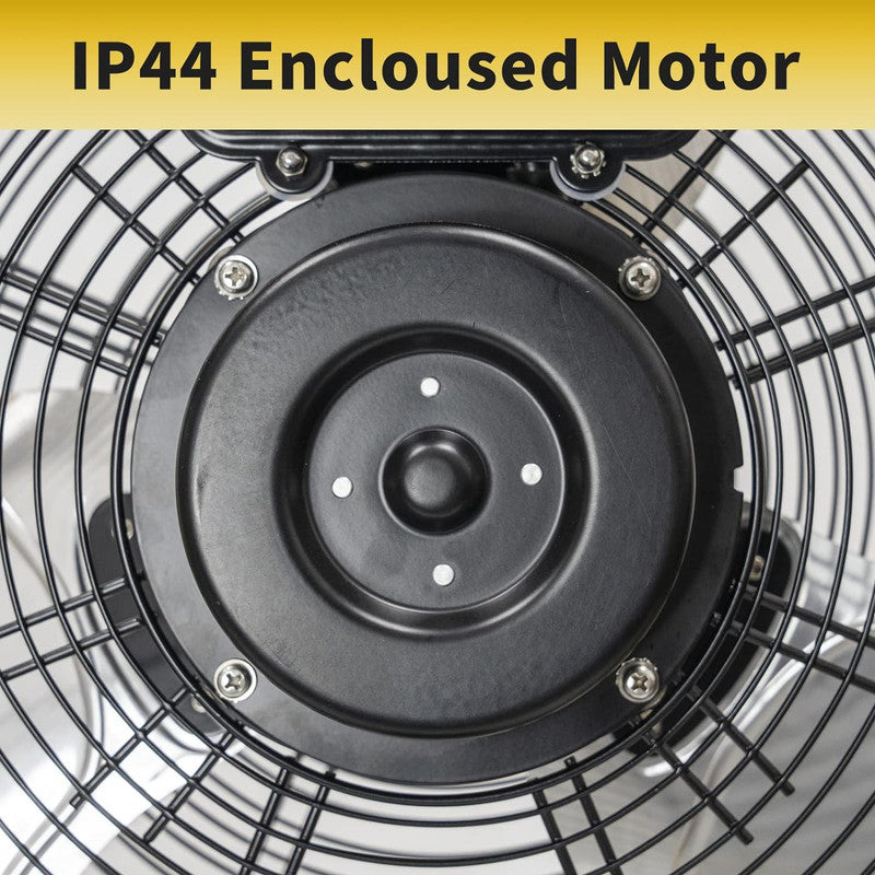 20 in. 3 Speeds Pedestal Fan with IP44 Enclosed Motor