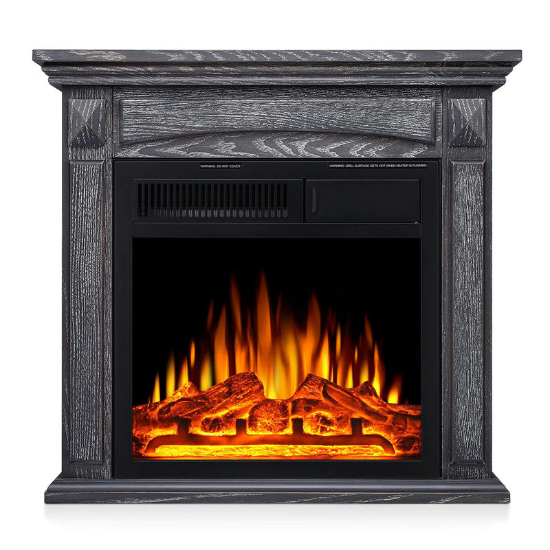 26.58-in W Infrared Quartz Electric Fireplace