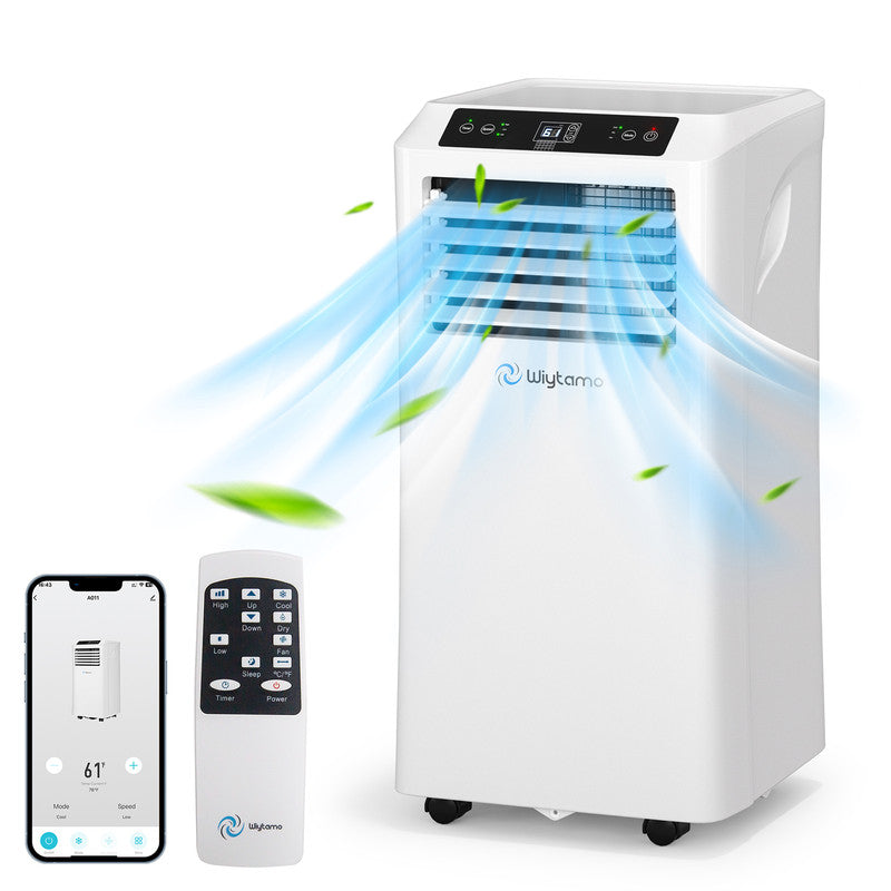 6500 BTU DOE Tragbare Klimaanlage kühlt 450 Quadratfuß.